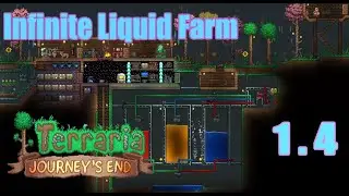 New INFINITE LIQUID FARM - Terraria 1.4 Journey's End
