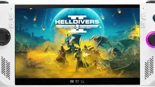 Helldivers 2 | Max Difficulty! | Asus Rog Ally Z1 Non Extreme Test | Better than Steam Deck?