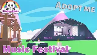Adopt Me Builds - 🎶 Music Festival 🌻 Glitch Build 🏗
