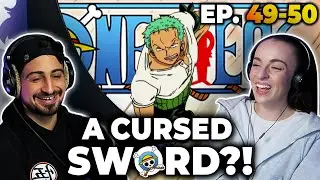 ZORO'S NEW SWORDS!! 🔥 *ONE PIECE* Episodes 49-50 REACTION!