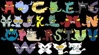 Alphabet Reverse toy All Letter  BUT THEY ALL WEREWOLFS