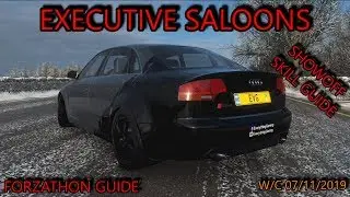 Forza Horizon 4 - Forzathon Guide 'Executive Saloons' - Showoff Skill Guide
