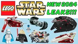 NEW LEGO STAR WARS 2024 LEAKS!!! DARTH MILLENNIUM FALCON, THRAWN, DARTH VADER, AND MORE!!!