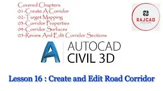 Lesson 16: Create and Edit Road Corridor