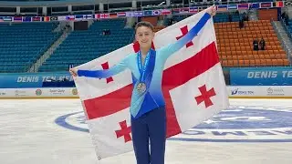Konstantin Supatashvili GEO 🇬🇪 - Free Skate at Denis Ten Challenge Memorial 🥈 Second Place