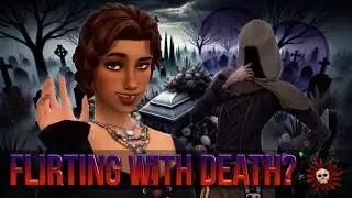 Will my Sim Charm the Grim? The Death Flower | Sims 4 Rags to Riches [Reaper's Rewards Event Week 4]