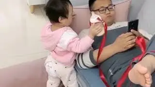 Отец и сын на карантине