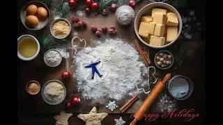 Editing Children into Snow Angel Flour Cookies