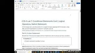 CIS-5 Lab 4: If-else-if-else, flag variables, logical operators, switch and break statements