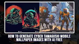 How To Generate Cyber Tamagushi Mobile Wallpaper Images With AI Free