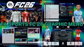PES 2017 | Ea Sports Fc 26 Graphic Menu