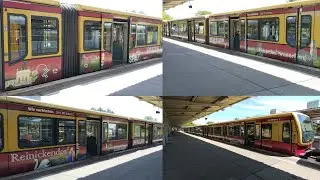 S Bahn Berlin BR 481/501 durchgehender Halbzug Mitfahrt S7