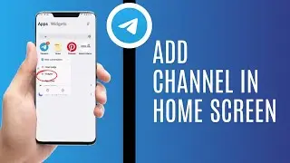 How To Add Telegram Channel In Home Screen (2024)| Full Guide