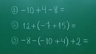 ADIÇÃO E SUBTRAÇÃO COM NÚMEROS INTEIROS - Professora Angela Matemática