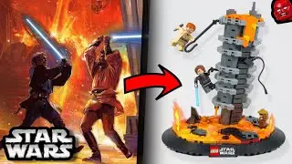 LEGO Star Wars | Anakin Vs Obi-Wan Mustafar Duel MOC #LEGO #StarWars #moc