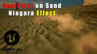 Footprint on Sand effect in Unreal Engine 5