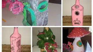 Idéias lindas com garrafas