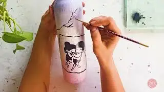DIY bottle Lamp | Bottle craft | Bottle art | Romantic light decor | HAC