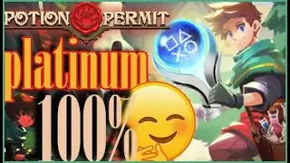 Platinum Glory in a Cozy World: My Potion Permit Adventure on PS5 (Platinum Trophie)
