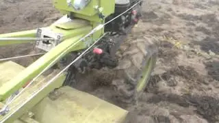 вспашка мотоблоком зубр