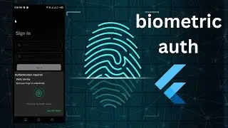 add fingerprint in flutter app | flutter fingerprint authentication | biometric in flutter app