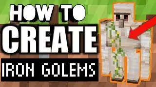 Minecraft:How to create iron golems in minecraft!!!
