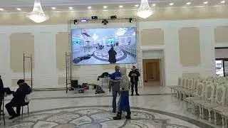 Трансляция с камеры на светодиодный экран