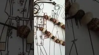 BIJUTERIA do dia / COLAR regulável de miçangas #bijus #miçangas #bijuterias #handmade #colar