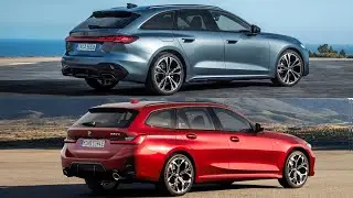 2025 Audi A5 Avant vs BMW 3 Series Touring 🔥 Design Comparison