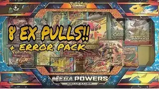 8 EX CARDS FROM ONE BOX!! Pokemon TCG Opening ERROR PACK!