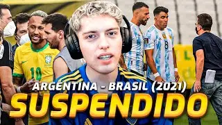 DAVOO XENEIZE REACCIONA AL PARTIDO QUE NO FUE: BRASIL vs. ARGENTINA (SUSPENDIDO - 2021)