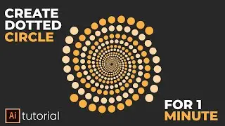 How to Make a Dotted Circle | Adobe Illustrator Tutorial