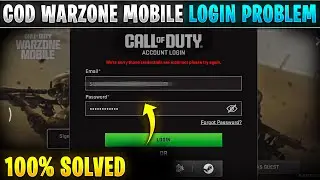 Warzone Mobile Login Problem Solved | Warzone Mobile Credentials are incorrect login problem solve