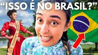 Gringa num BAILE de CTG | Formatura de curso de dança