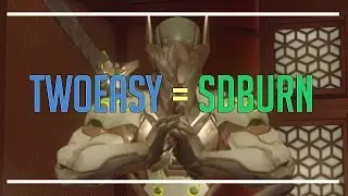 TwoEasy as ShaDowBurn - Overwatch Genji Highlights