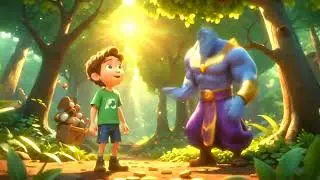 A short cartoon story, Sami and the Wonderful Lamp, Artificial Intelligence