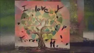 Happy Valentine Wish in spray art for my Darling