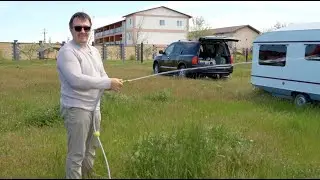 Новая покупка для АВТОДОМА. Шланг на инерционной катушке