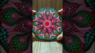 Mandala pontilhismo🌸💚💗💙❤️