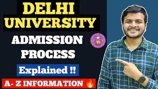 Delhi University Complete Admission process 2022 || Du Admission 2022 || CUET
