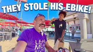 STOLEN EBIKE HOLLYWOOD STRIKES AGAIN! Doordash on electric scooter Emove Roadrunner Pro