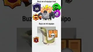 Buzz del equipo rival vs Buzz de mi equipo 😎🤣 #brawlstars #brawl #supercell #viral #bs #viralvideo
