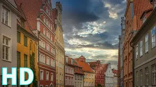 Time Lapse of Clouds Over City | Aerial View | Stock Footage | Drone Footage | No Copyright Videos