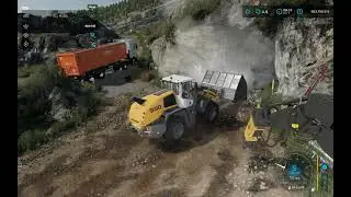 Farming Simulator 22 Platinum  - Liebherr L-550 XPower Move Stone @ Azura