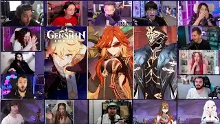 ALL NATLAN 5.0 CUTSCENE ANIMATION | GENSHIN IMPACT REACTION MASHUP