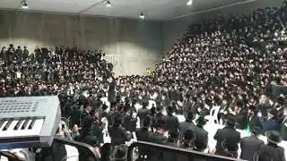 אלפים בהילולת ה'בת עין' עם רבי אלימלך בידרמן