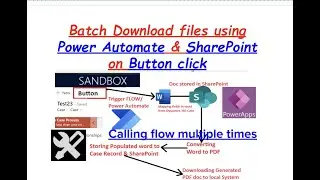 Batch Download files in Power App using Power Automate (Calling flow multiple time)