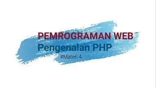 penganalan  php