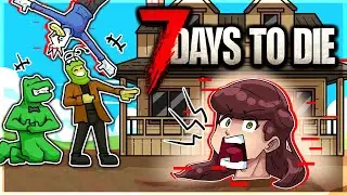 It's IMPOSSIBLE to play 7 Days to Die with 25,000+ Ping!! - 7 Days to Die Gameplay