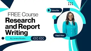Research and Report Writing (FREE Crash Course)